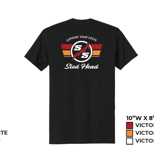 Support Your Local Sled Head Tee