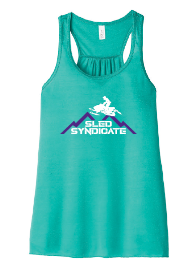 Women's Tank OG Sled Logo Teal